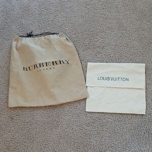 Dust Bags Lv /burberry
